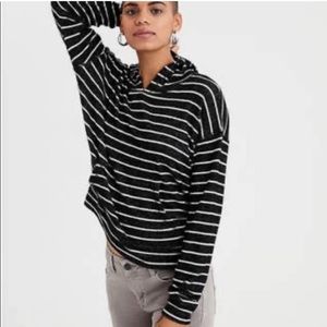 AE soft and sexy plush cropped sweater